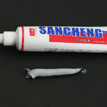 3.0系數LED散熱膏 灰色LED導熱硅脂現貨 高導熱膏散熱硅脂不固化